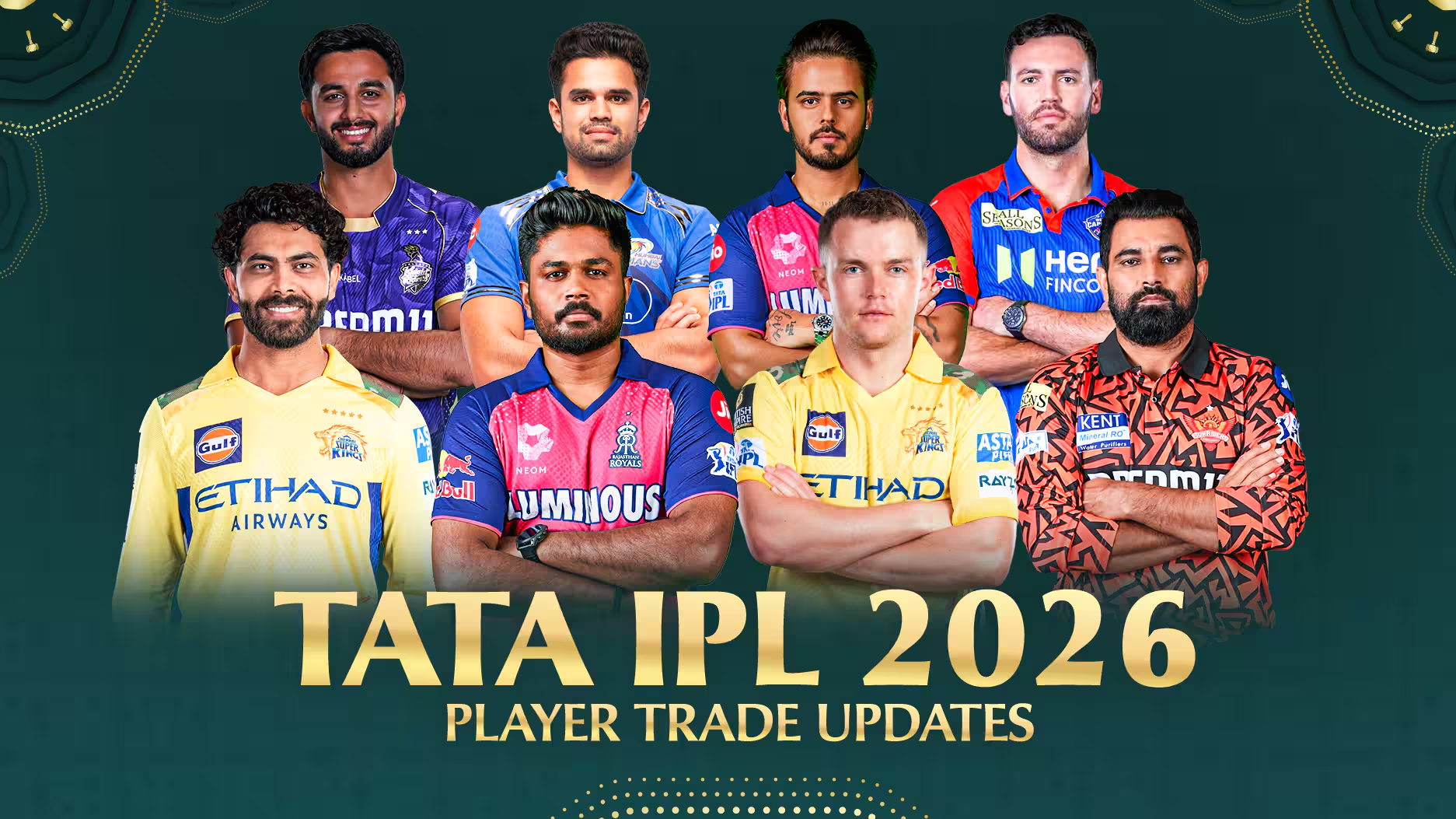 IPL 2026 all teams and captains - Willsexch
